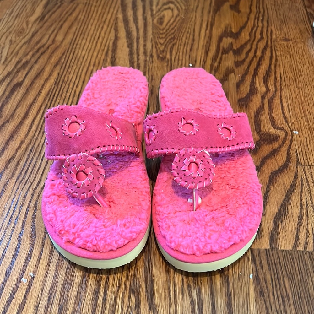 Jack Rogers Pink Slippers